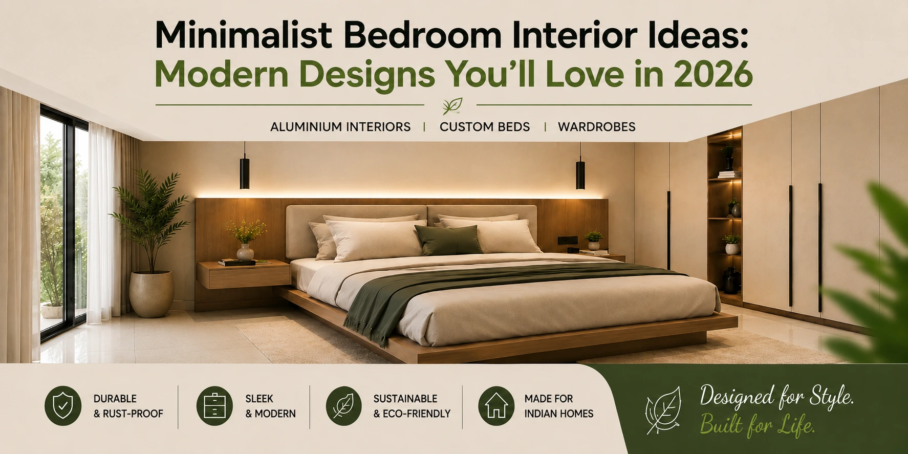 Minimalist Bedroom Interior 2026